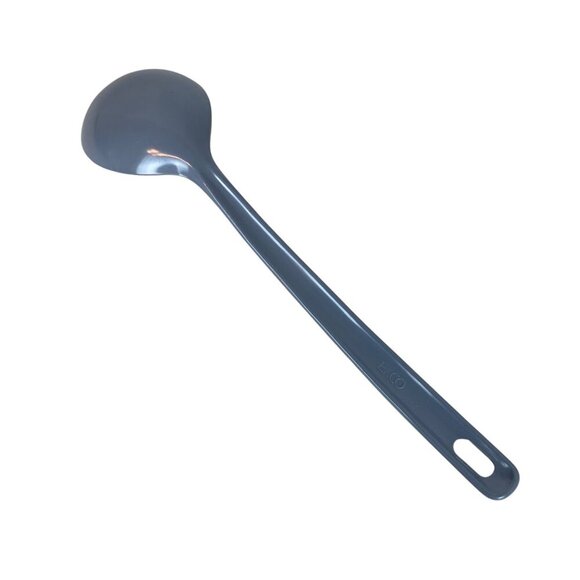 Vintage Ekco Pale Blue Solid Serving Spoon Kitchen Utensil Made in Taiwan - Picture 2 of 3